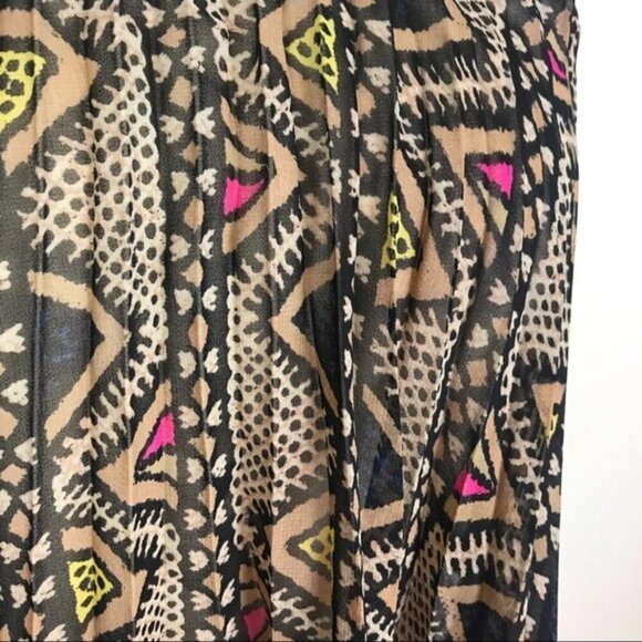 BCBGeneration Printed Woven Cami w/Lace Insert XXS - Picture 6 of 8